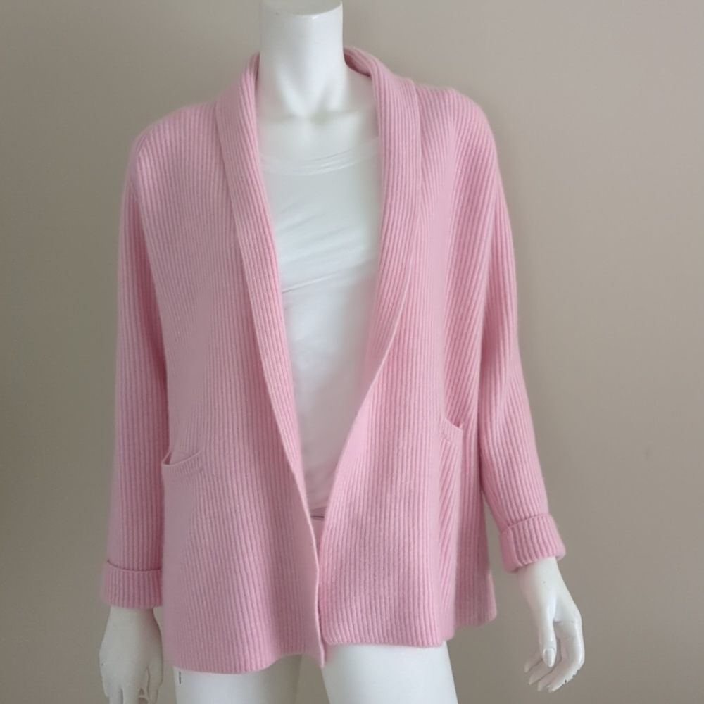Rani Arabella Shawl Neck Sweater Pink View 3